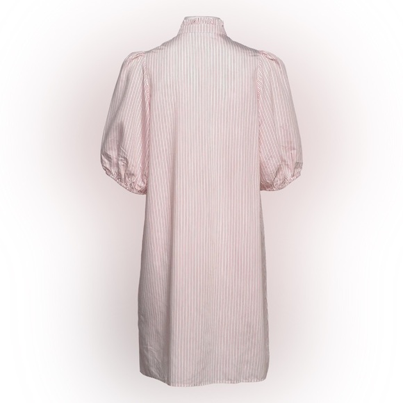 NWT Samsøe Samsøe Suzia Dress, Pumpkin Stripe, Size XL - Picture 4 of 12